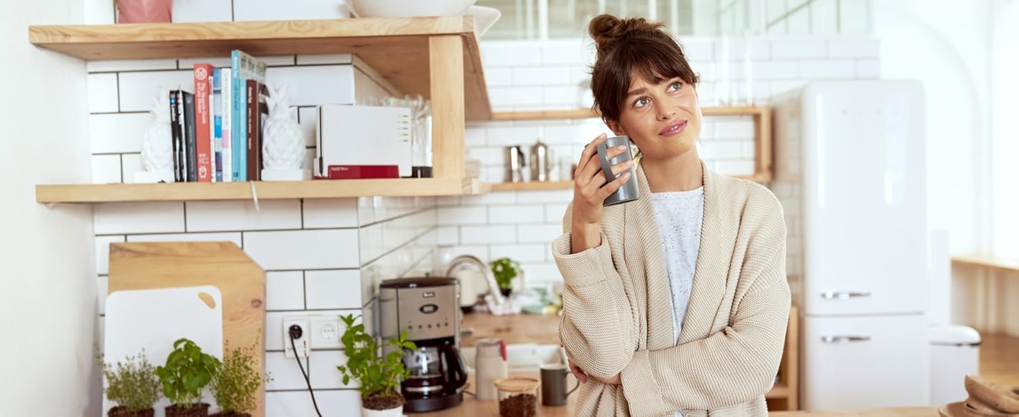 Mit FRITZ!DECT 200 den ersten Kaffee genießen